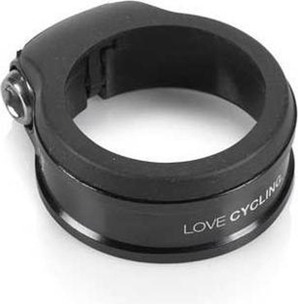 Xlc pc-a02 zadelpenklem - 31.8mm - aluminium - m seal - zwart