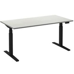 Zit-sta-bureau ceha ade2plhl208q9005w wit melamine, metaal