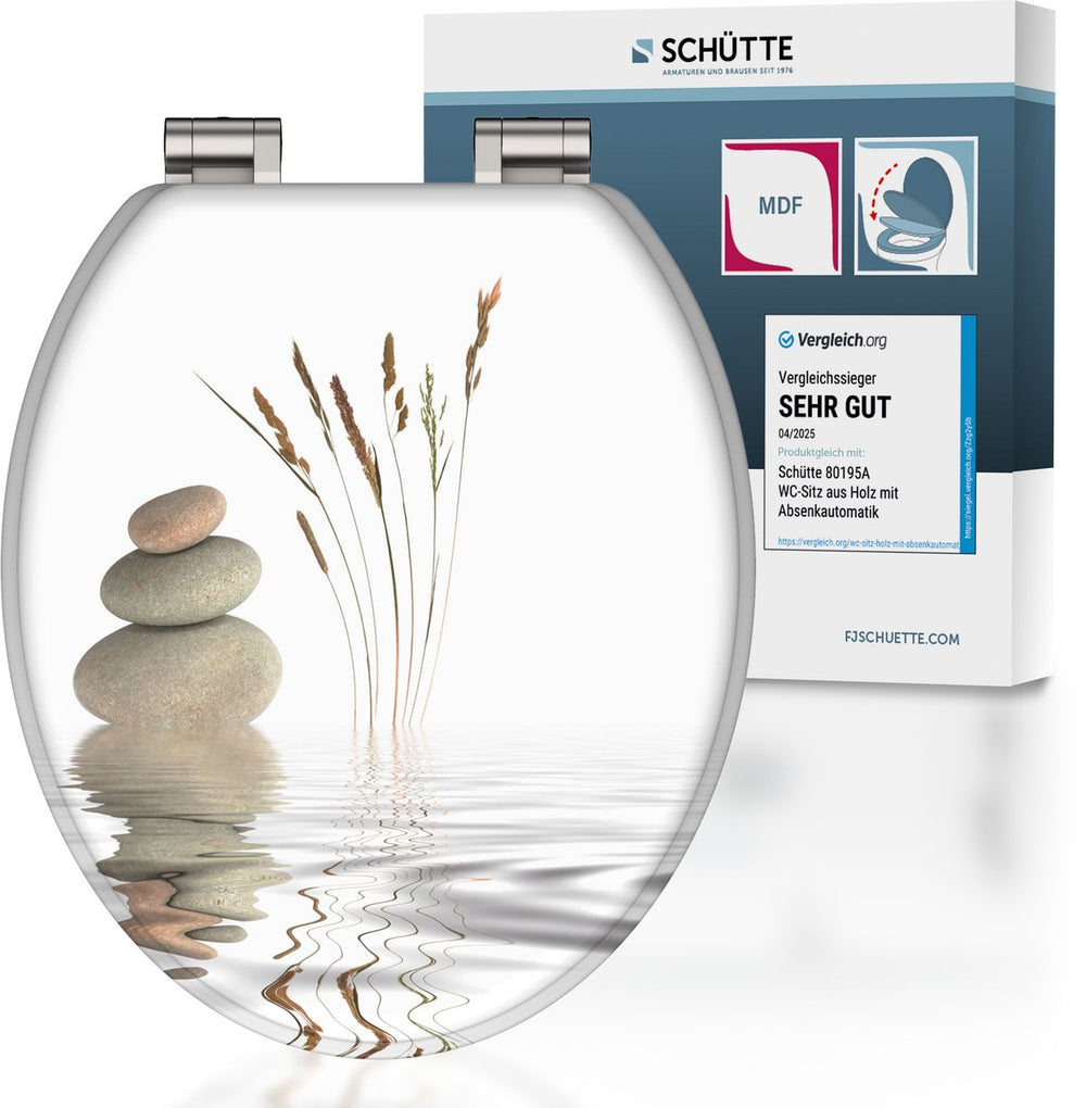 Schütte toiletbril met softclose balance mdf