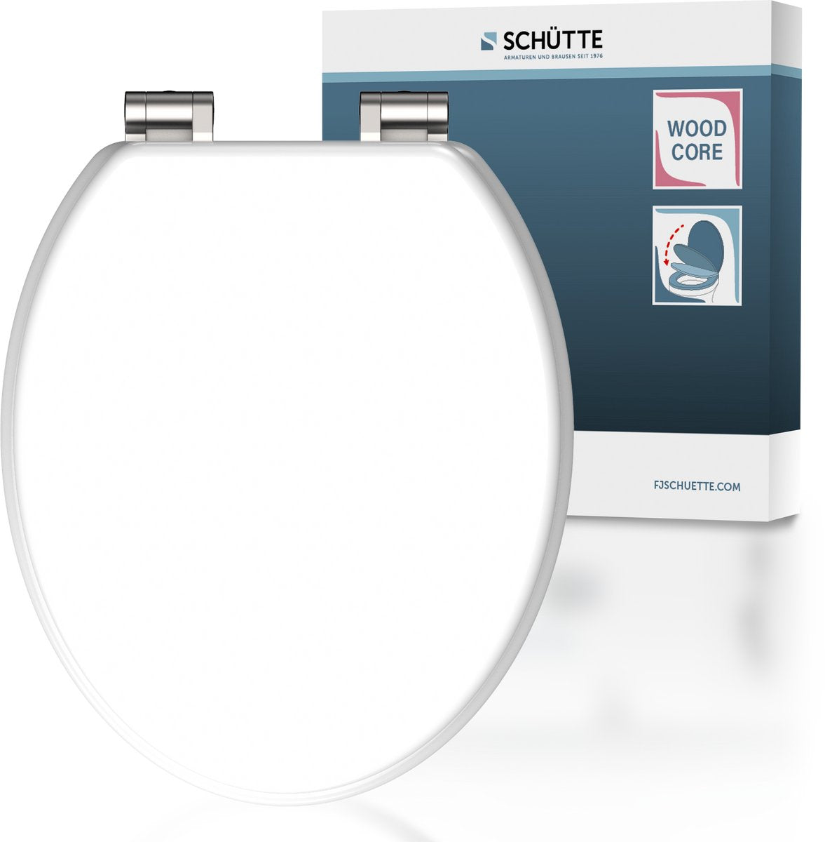 Schütte toiletbril witte kernhout