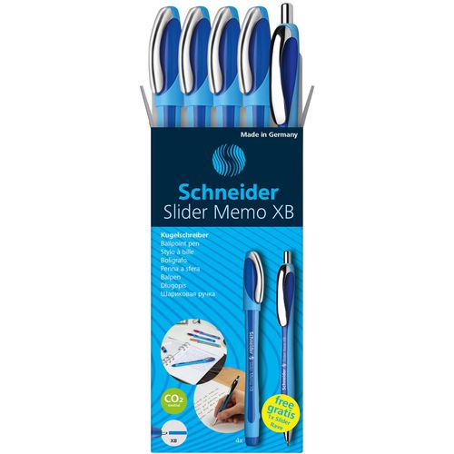 Schneider schrijfwaren balpen schneider 96085000 rave blauw