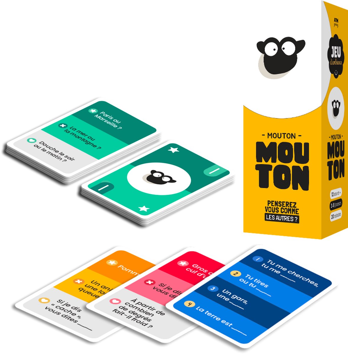 Geronimo games mouton mouton - - atm gaming - jeux de cartes - fr - jeux d'ambiance - party games
