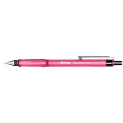 Rotring visuclick-vulpotlood | 0,7 mm | 2b-stift | felroze behuizing | 12 stuks