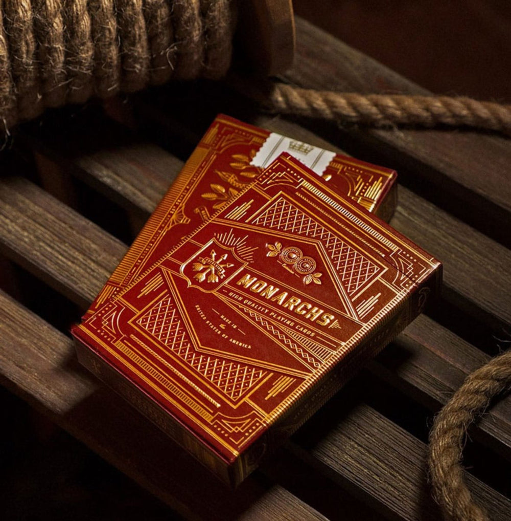 Theory11 red monarchs speelkaarten - koninklijke kwaliteit