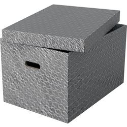 Esselte opbergdoos 628287 large 55 l grijs