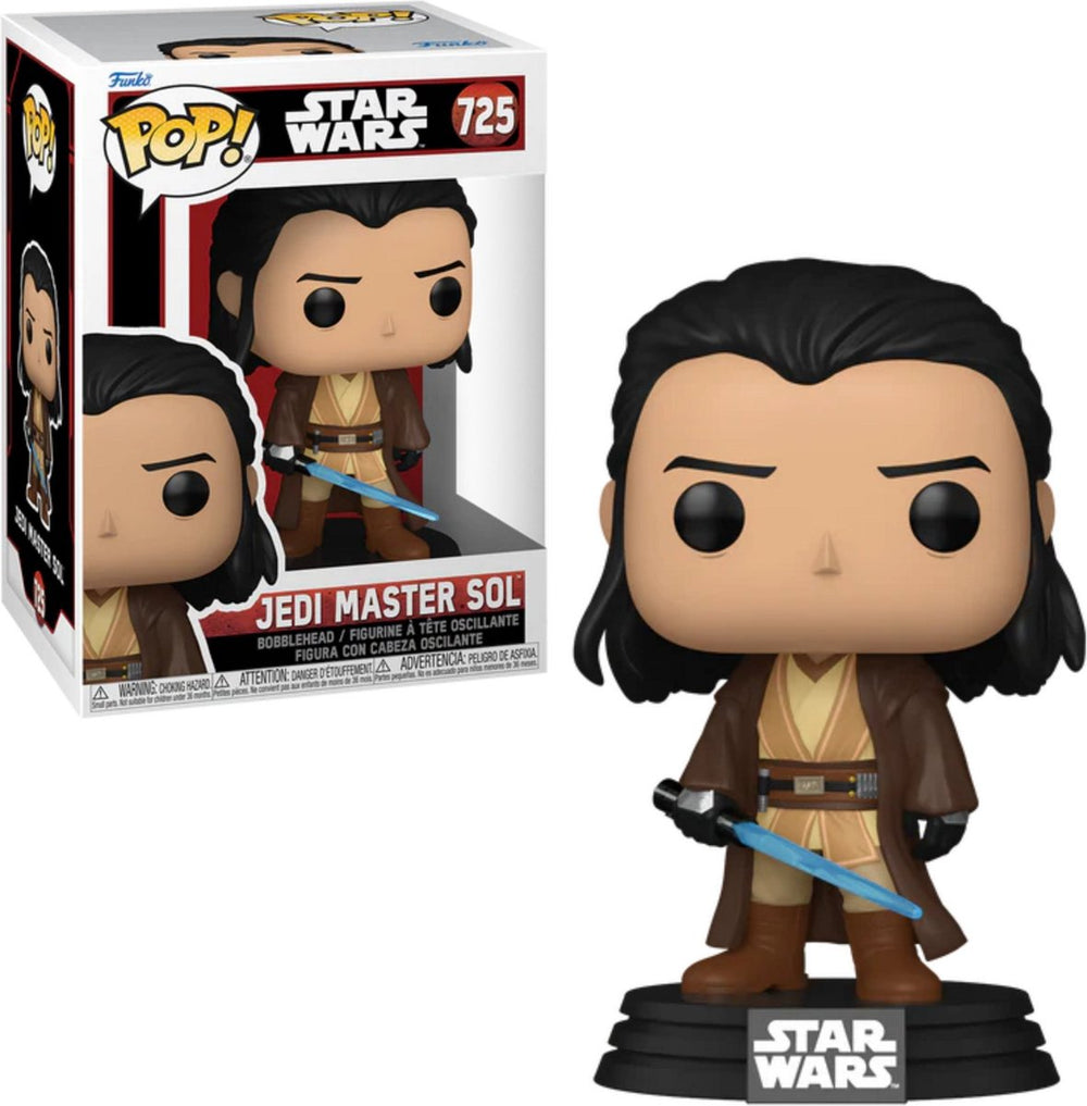 Funko star wars the acolyte - jedi master sol vinylfiguur 725 pop! meerkleurig
