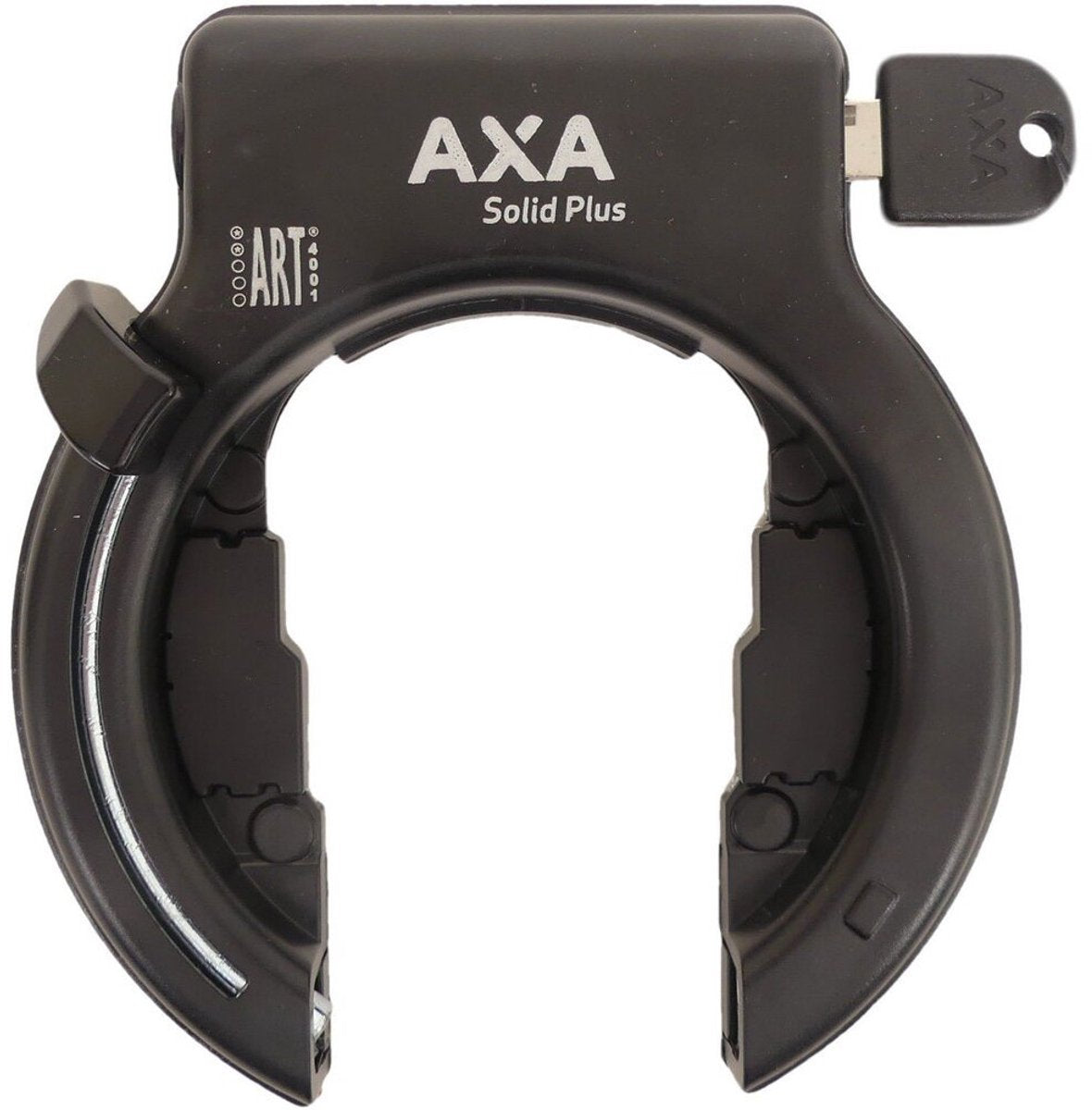 AXA Solid Plus zwart ART2 ringslot - 150mm - fiets