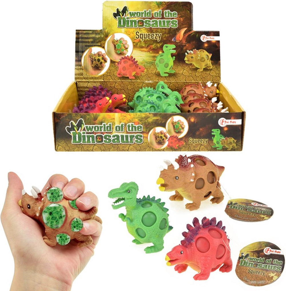 Wereld van dinosaurussen knijpdino fidget
