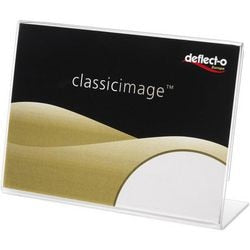 Bordhouder deflecto de480401 transparant