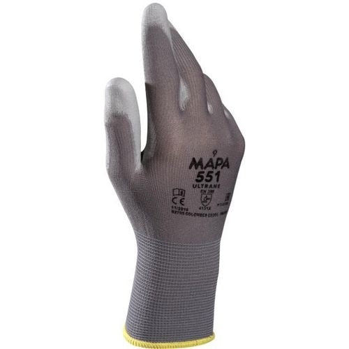 Handschoenen mapa professional 34551039 pu grijs