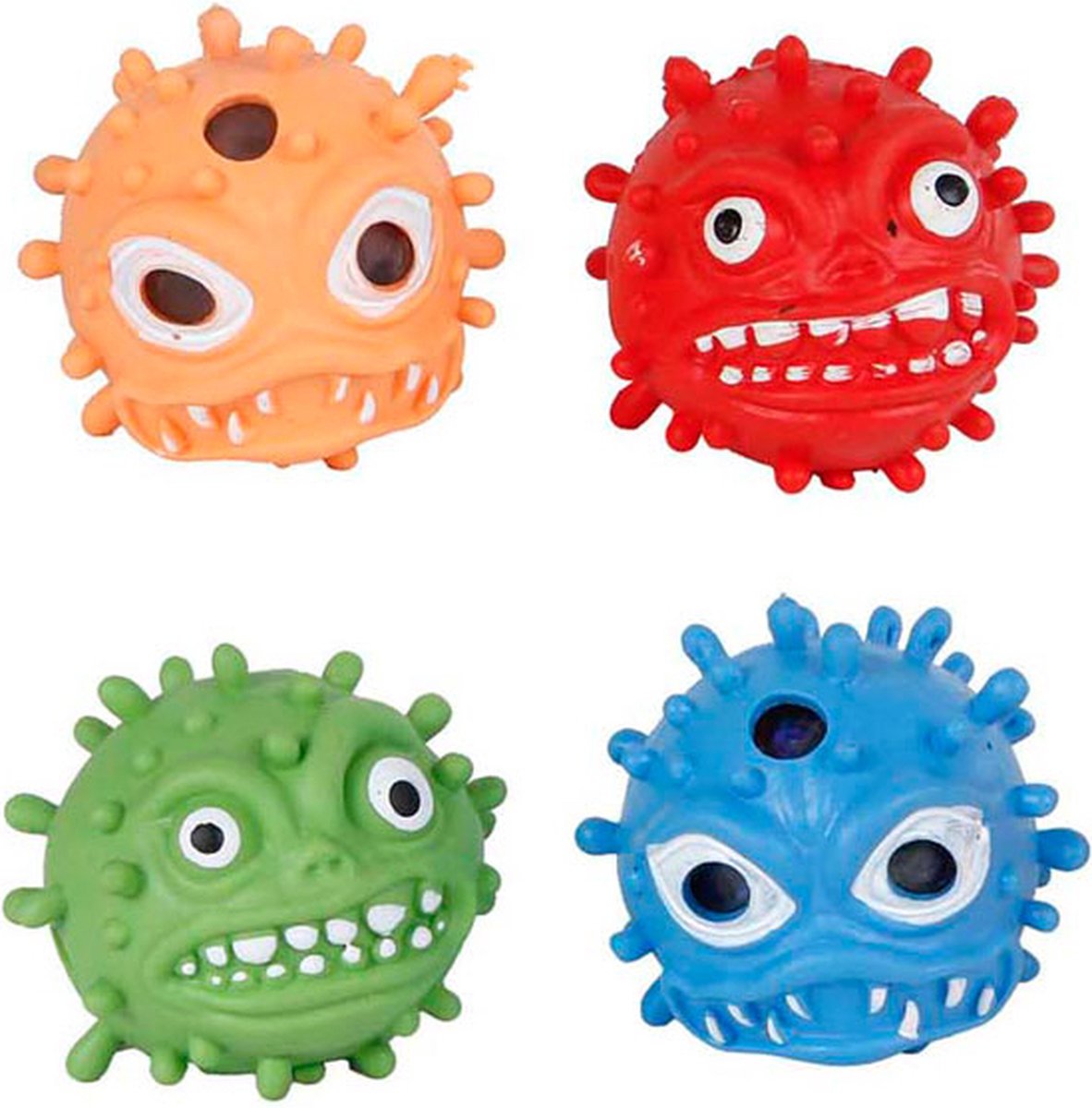 Brainboooom knijpbalmonsters, 6,5cm