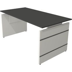 Bureau kerkmann 114426.1 rechthoekig antraciet