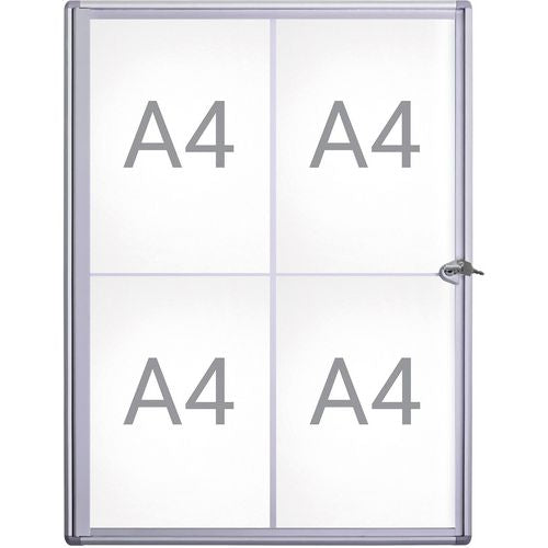 Vitrine maul 6820408 maulextraslim zilver