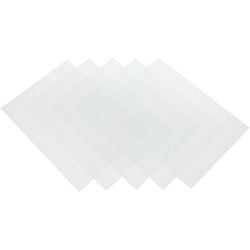Fellowes pack 100 binding cover transparent 5375901 pvc a4