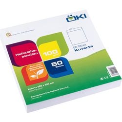 Enveloppen öki 45631 zonder venster gegomd wit