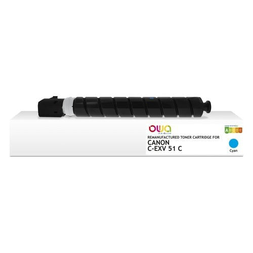 Inktcartridge owa c-exv 51 c blauw 60000p