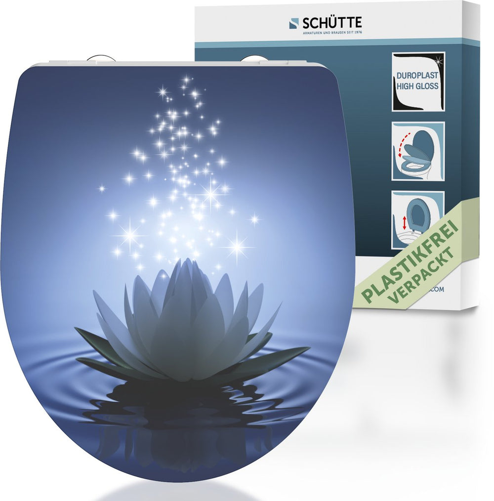 SCHÜTTE SCHÜTTE Toiletbril met soft-close WATERLILY duroplast hoogglans