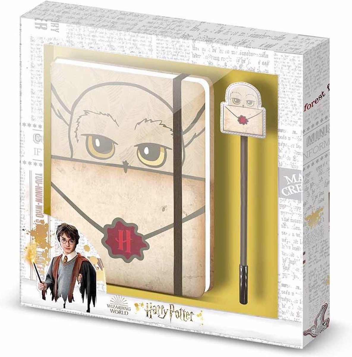Merchandise harry potter notitieboek letter creme