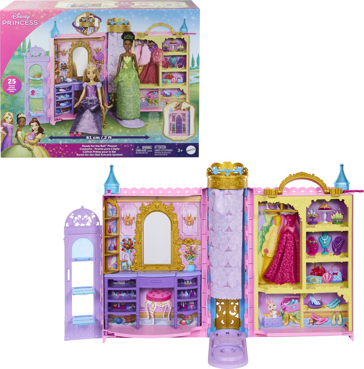 Disney princess klaar voor het bal - kasteel