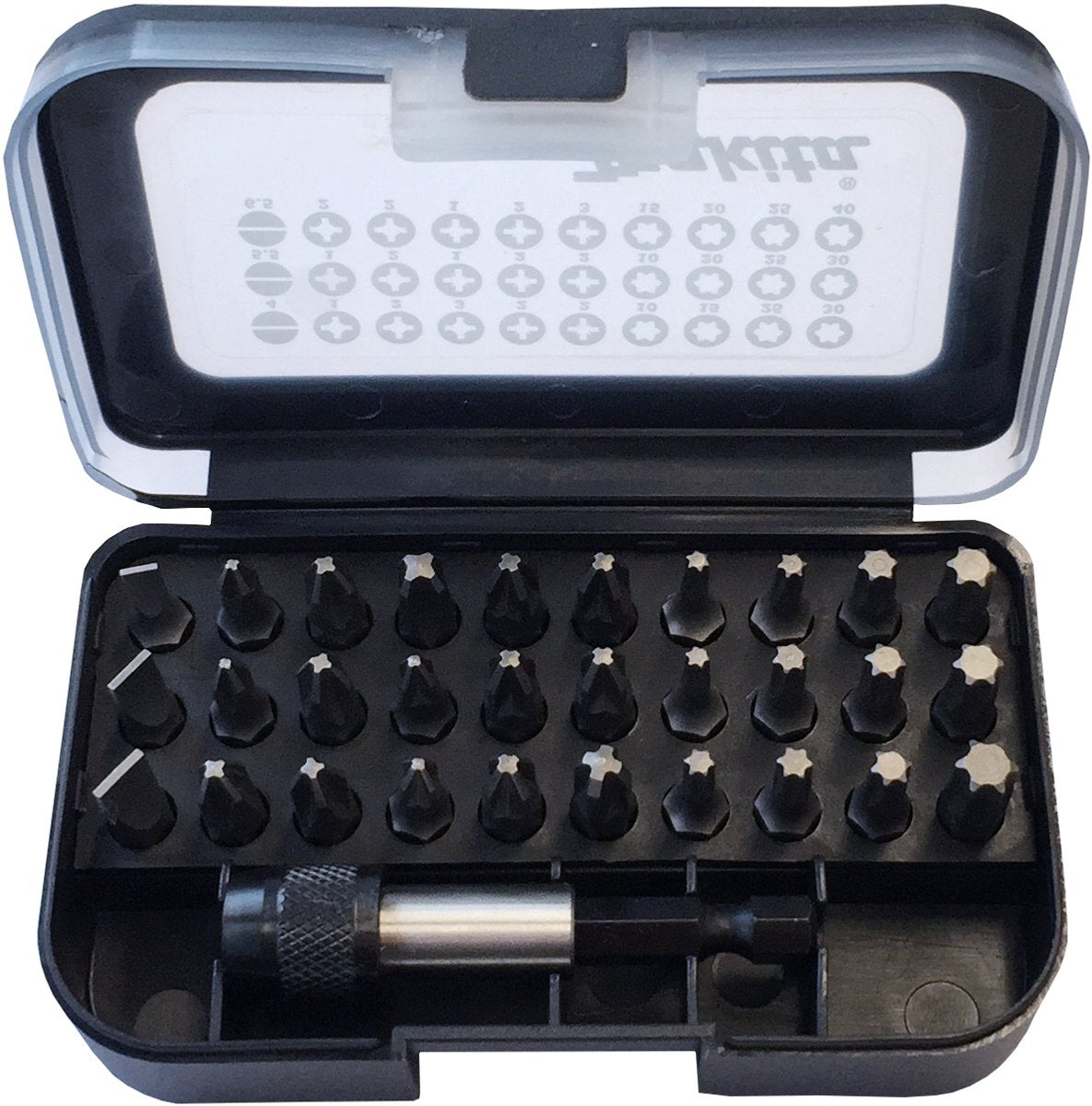Makita - d-35031 - 31 delige bitset in cassette met riemclip