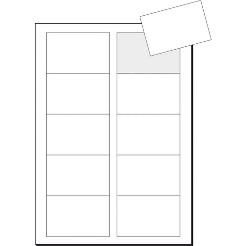 Visitekaartjes sigel 3c 85x55mm helder wit