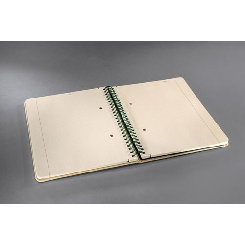 Sigel spiraalschrift conceptum nature edition a5 lichtbruin, beige