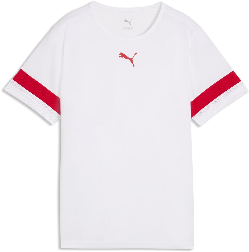 Puma individualrise jersey jr jongens sportshirt - white- red