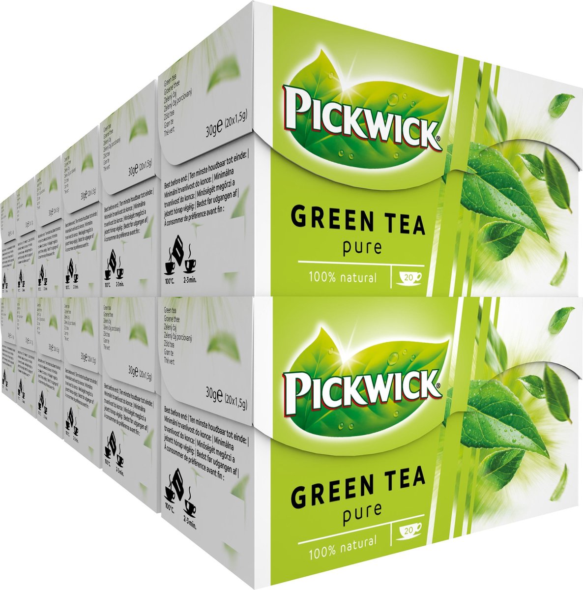 Pickwick pure groene thee - 12 x 20 theezakjes