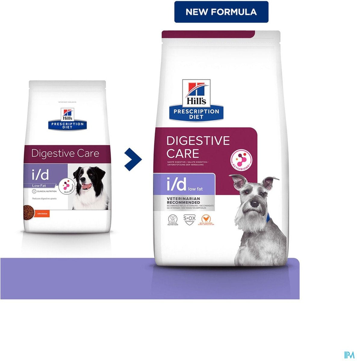 Hill's hills prescrip. diet canine i d low fat 12kg