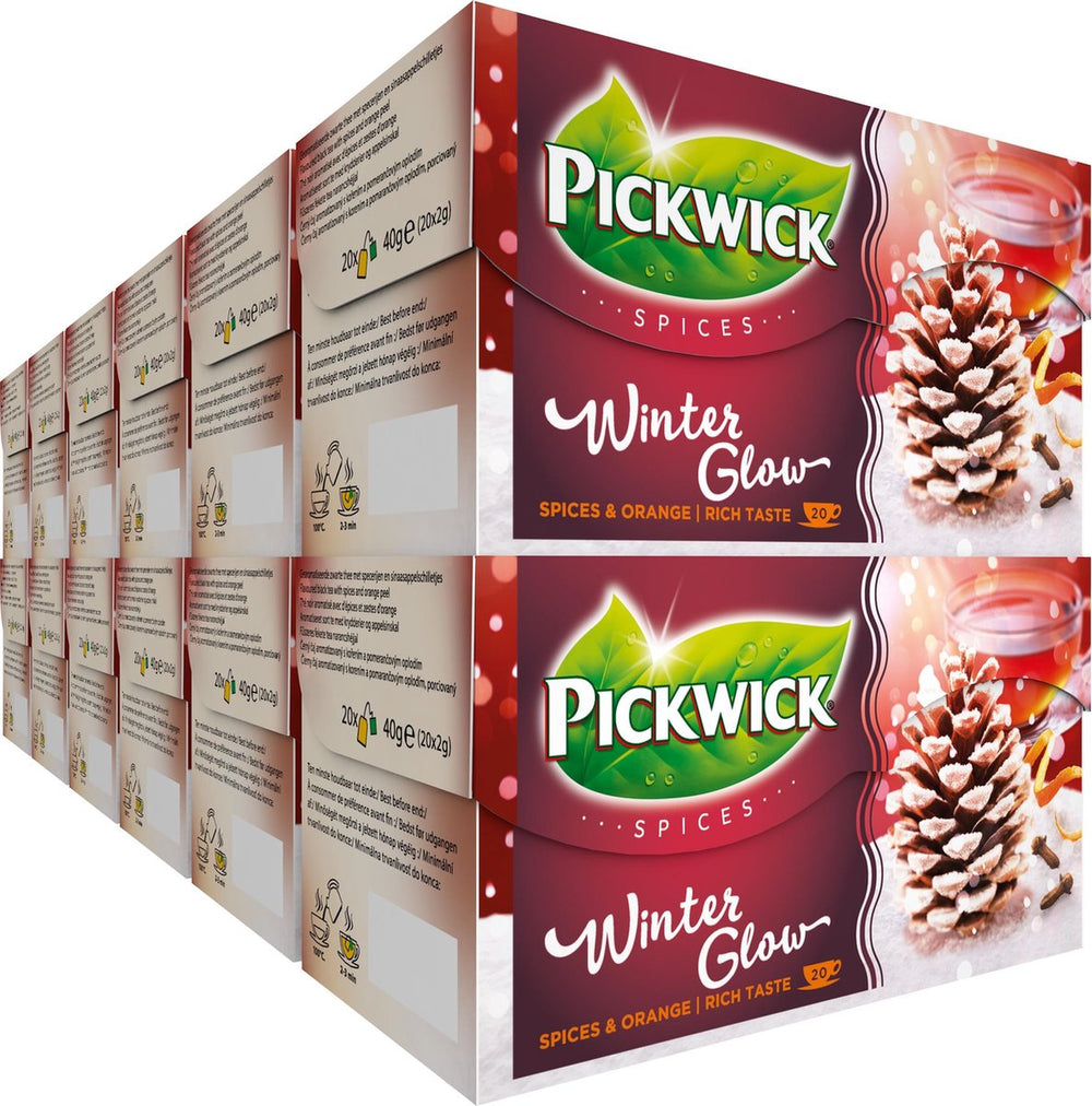 Pickwick spices winterglow zwarte thee - 12 x 20 theezakjes