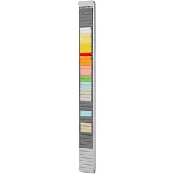 T-kaartenbord ultradex 50 sleuven zilver