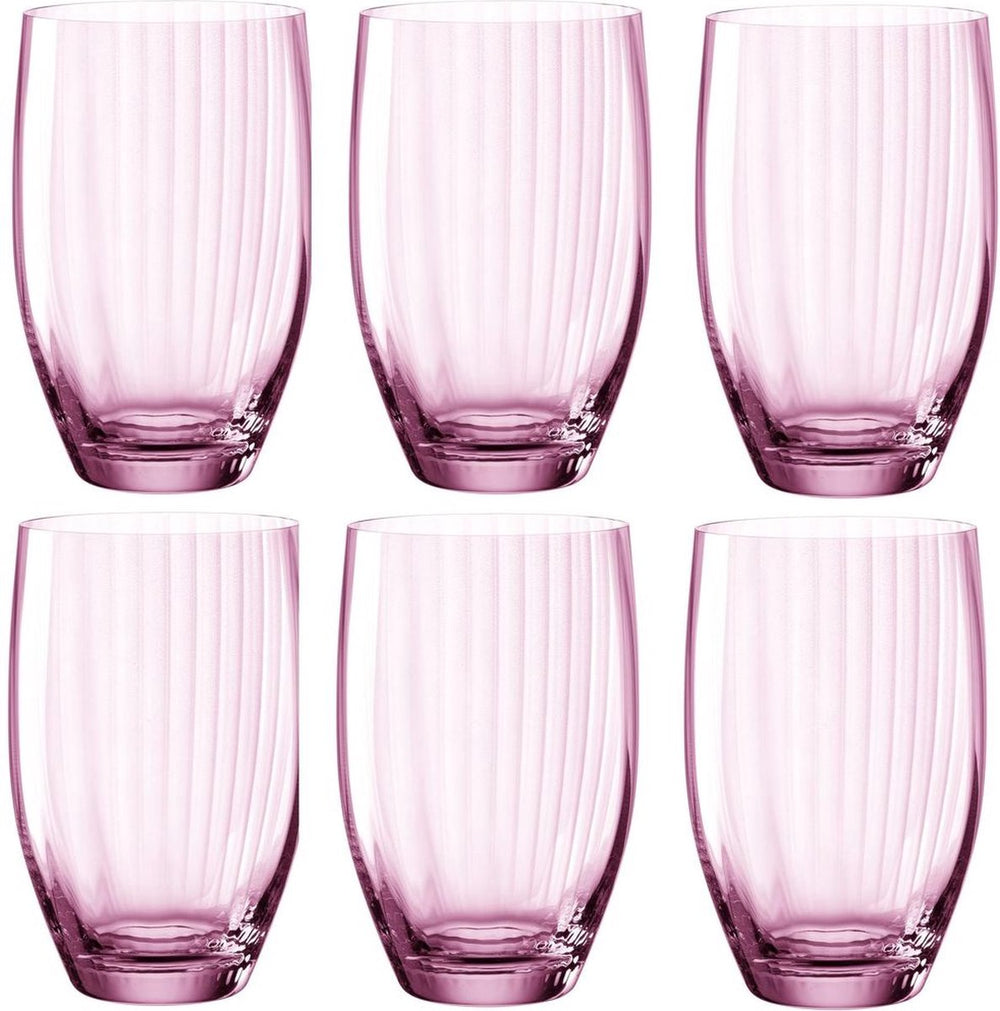 Leonardo poesia longdrinkglas 460ml rosé - set 6