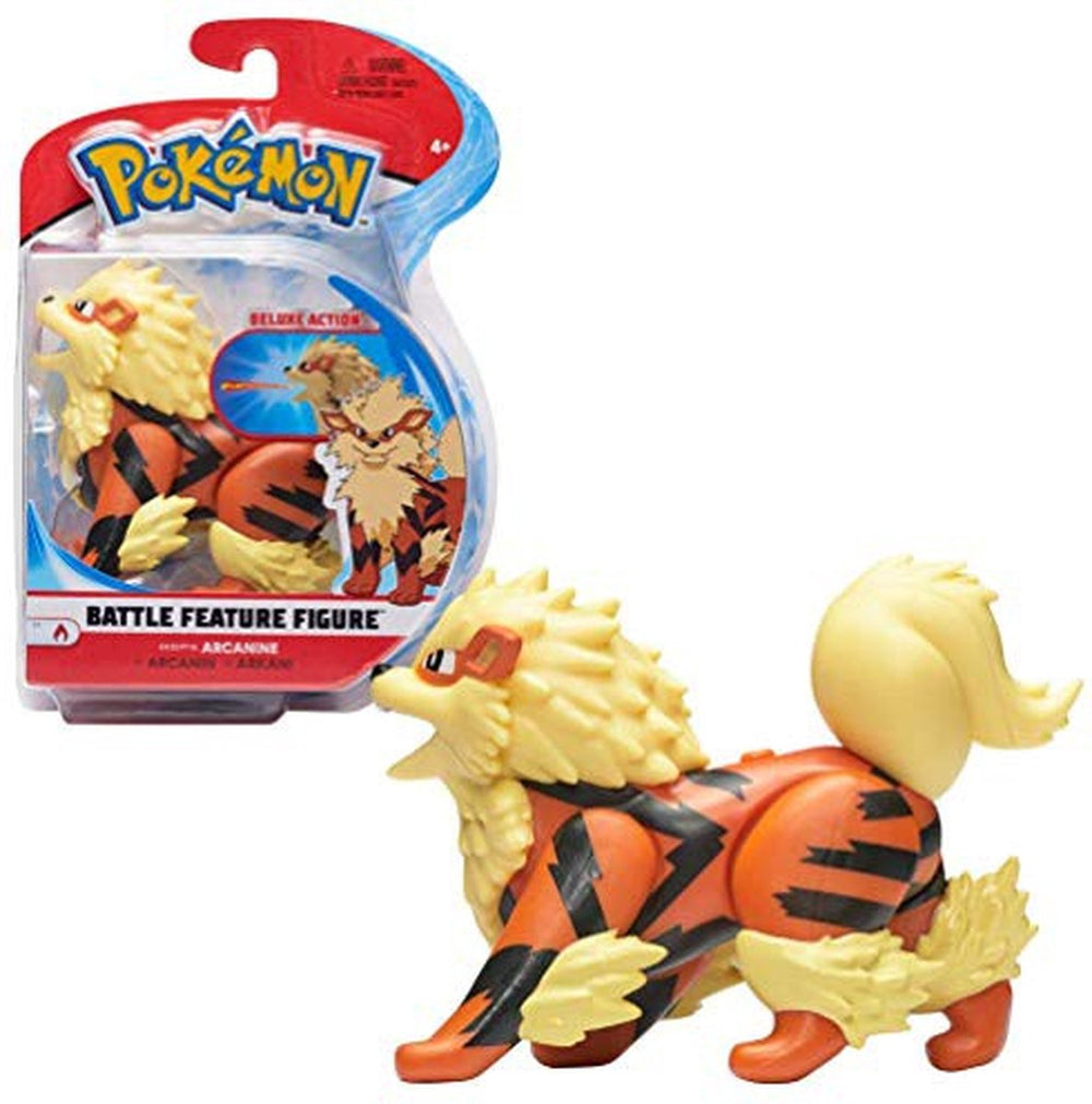 Jazwares pokémon battle feature figuur - arcania