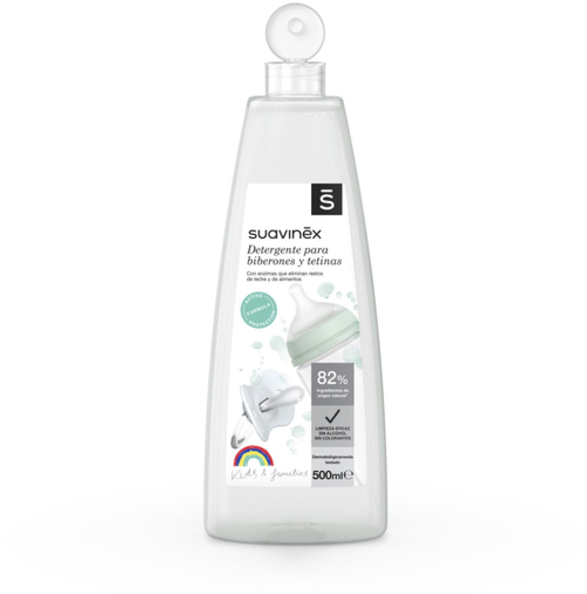 Suavinex reinigingsgel voor flessen spenen – 750 ml – zonder parfum – veilig voor baby accessoires