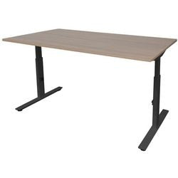 Bureau schaffenburg lin-pl128-havz-m25 spaanplaat, metaal multikleur