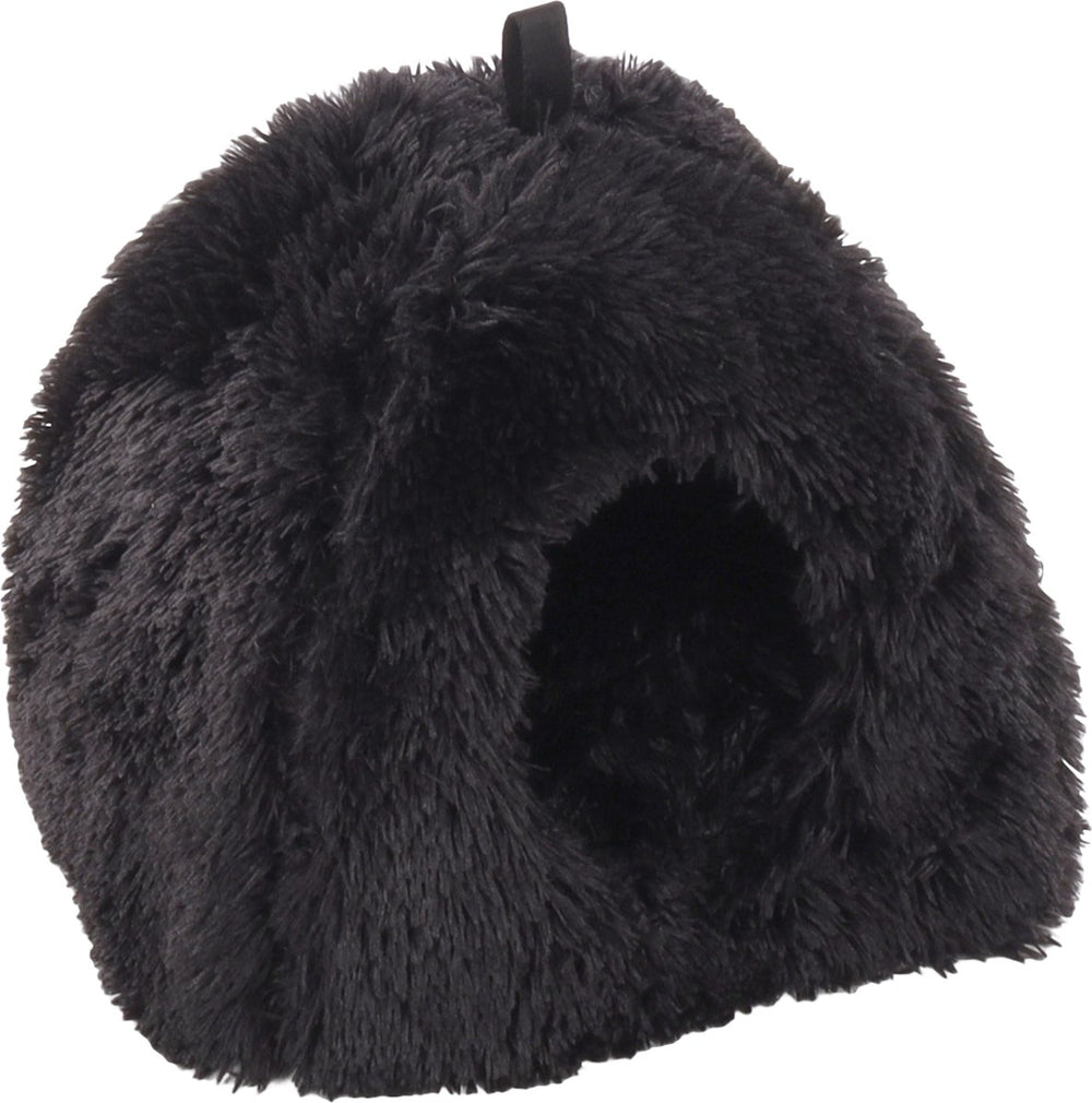 Flamingo kattenbed – katten slaapmand – kattenhuis – kattenhol – cat cave – zwart, 39 x 39 x 42 cm – slaapplaats krems