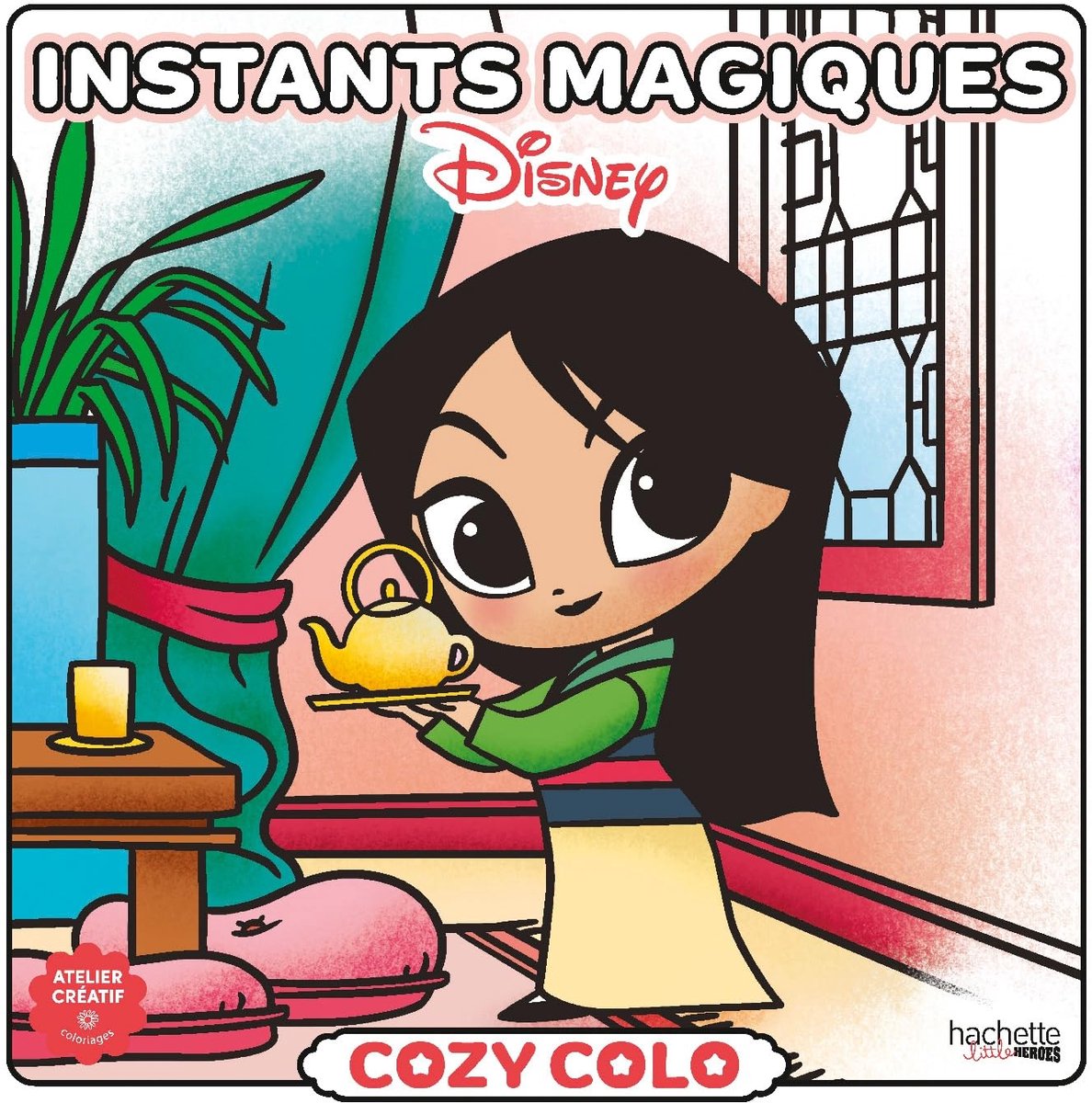 Hachette disney cozy colo kleurboek - voor volwassenen en kinderen