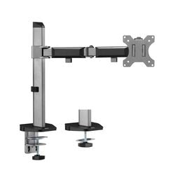 ACT Connectivity Monitorarm kantoor, 1 scherm, zilver