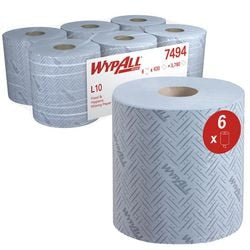 Poetspapier wypall l10 general clean blauw 585 mm x 390 mm x 183 mm