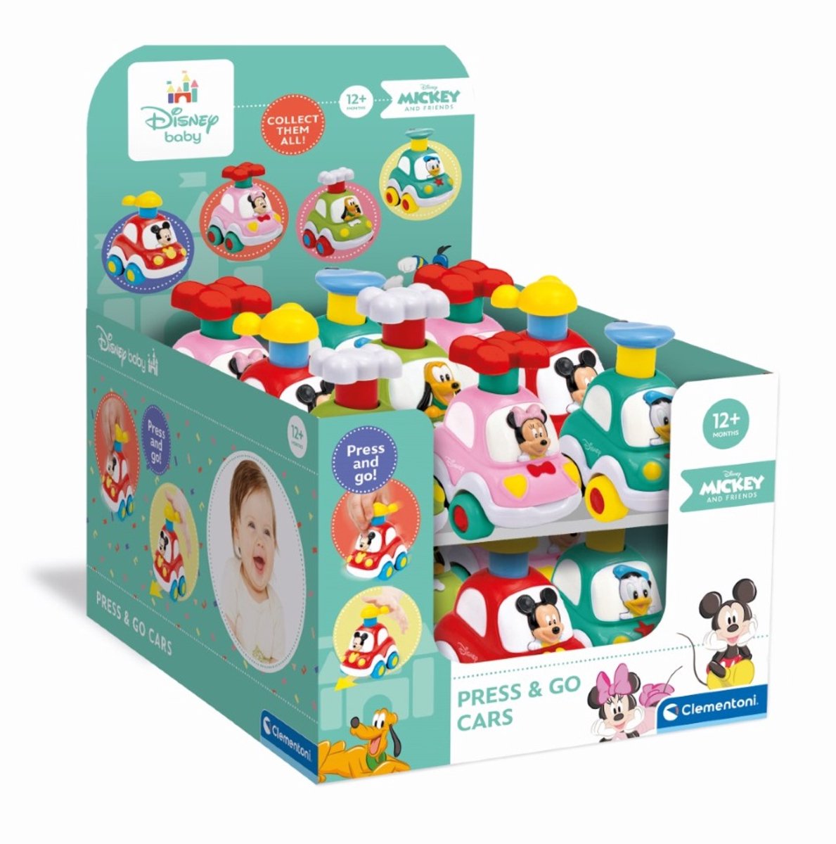 Clementoni Press & Go Disney Figure