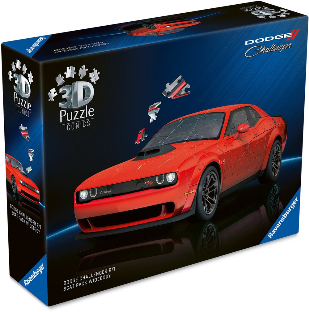 Ravensburger 3d puzzel iconics dodge challenger - 167st.