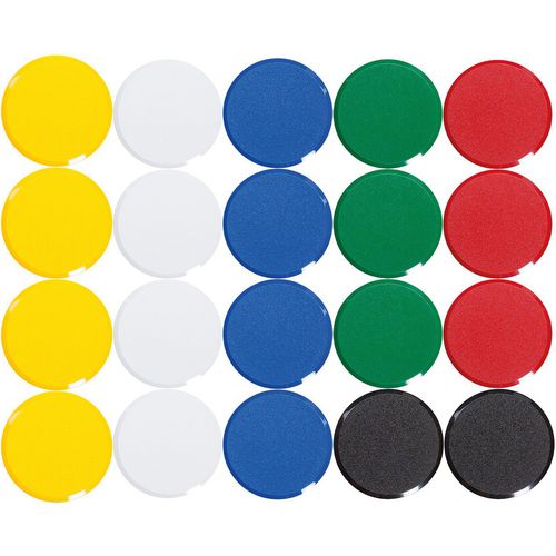 Whiteboard-magneten maul 6176199 multikleur pak van 20