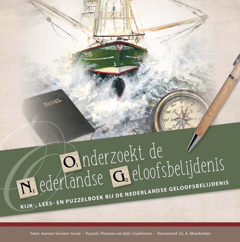Puzzelboeken - set onderzoekt de nederlandse geloofsbelijdenis + werkschrift