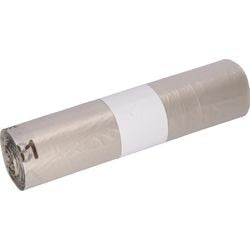 Vuilniszakken deiss 29005 35 micron transparant