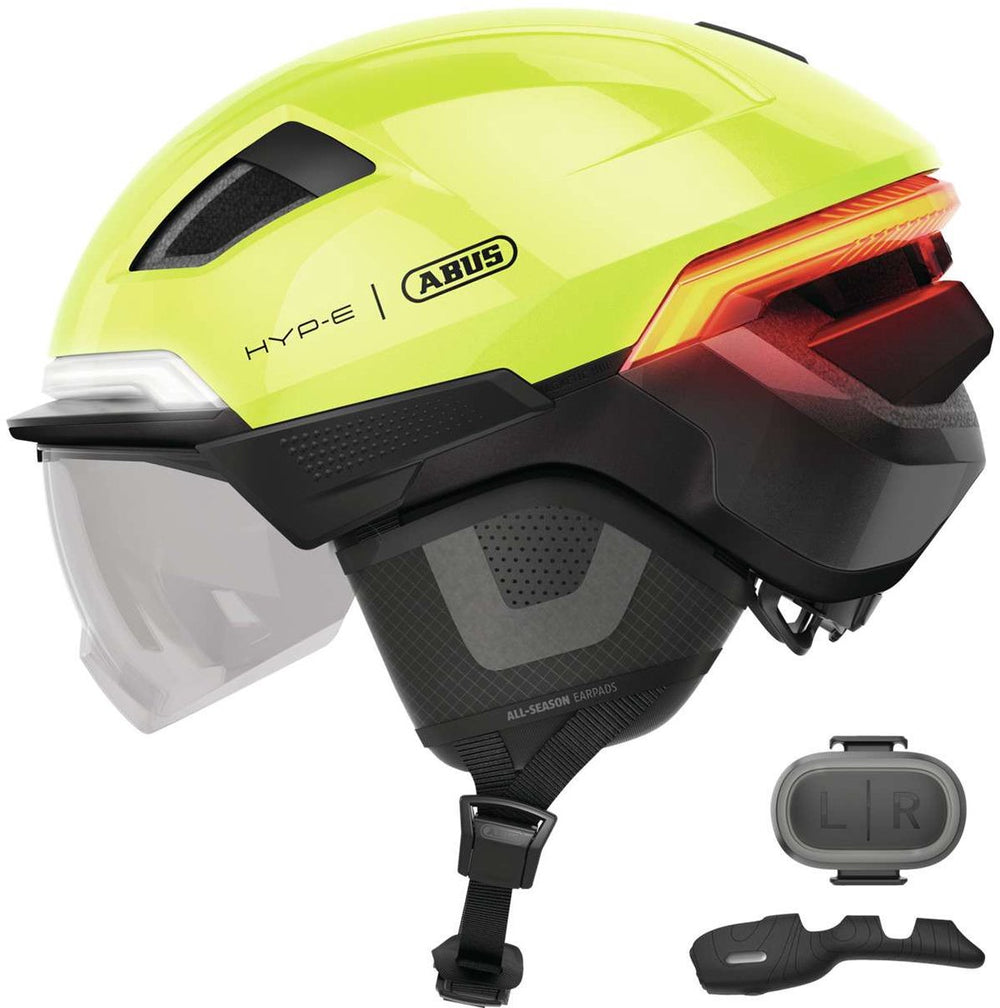 Abus fietshelm hyp-e bl.ace signal yellow s - 51-55 cm - geel - geschikt voor gebruik op speed pedelecs - elektrische fietsen - snorfietsen - nta-8776 685 g