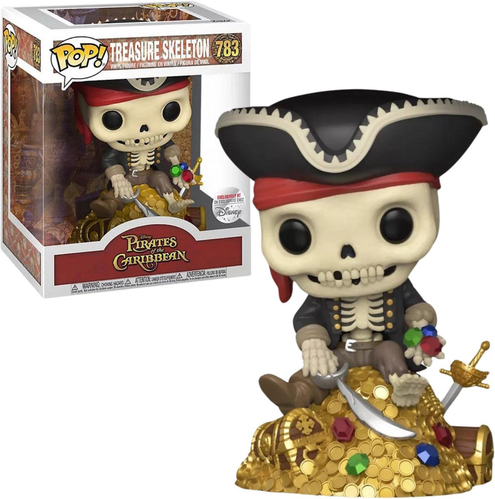 Funko pop! deluxe: pirates of the caribbean - skeleton on gold pile (exclusive)