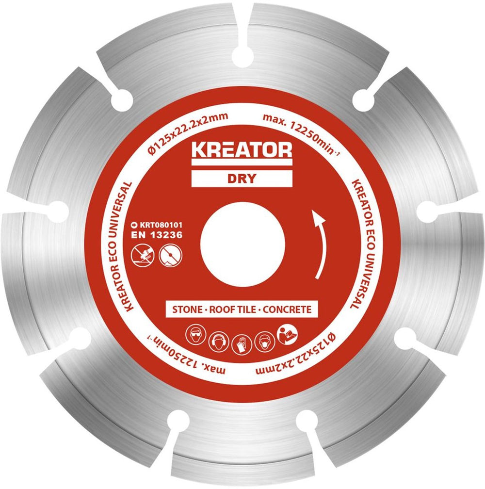 Kreator - accessories - krt080101 - diamantschijf eco - ø 125mm - 3 st.