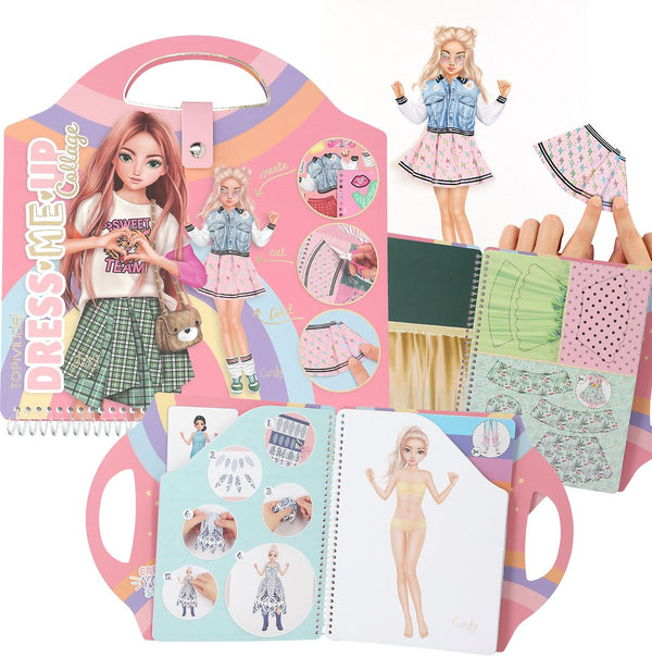 Depesche - topmodel dress me up collage book - kleurboek