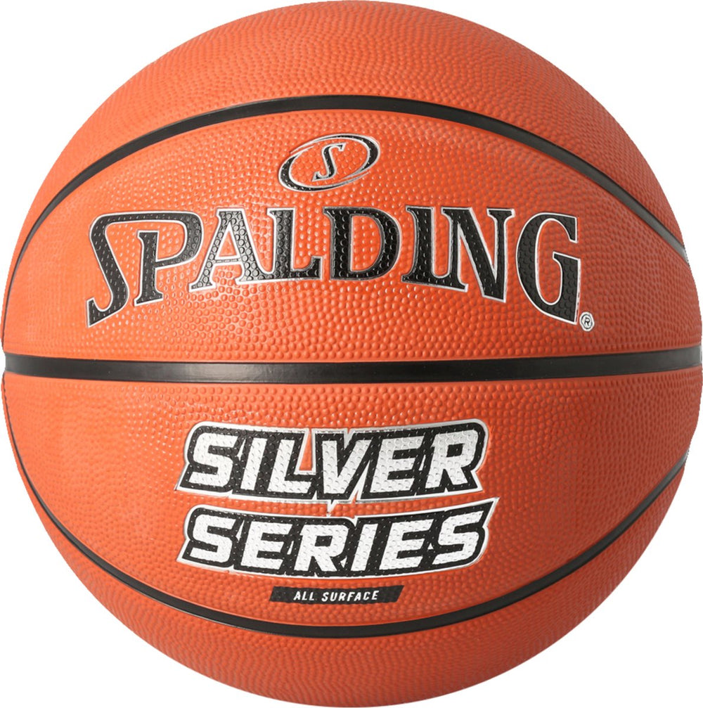 Spalding silver series rubber basketbal