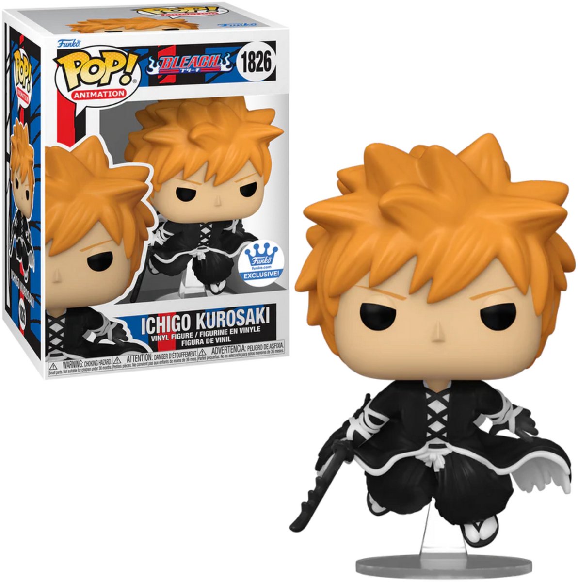 Funko pop! animation: bleach - ichigo kurosaki #1826 exclusive